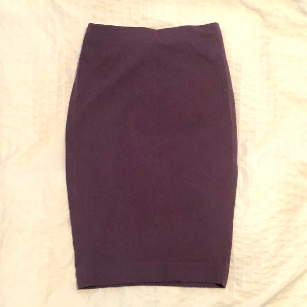 Wilfred purple pencil skirt